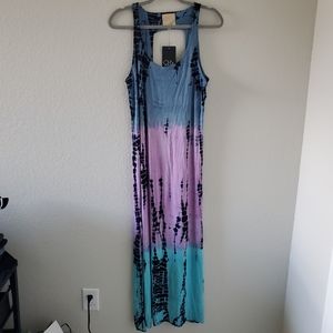 Chaser dip dye maxi dress NWT